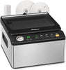 Mesliese 100kPa Chamber Vacuum Sealer for Dry Wet Soupy Foods & Sous Vide, 6L Food Sealer with 11.3" Dual Sealing Bar, Built‑in Cutter, External Vacuum & Quick Marinate, Vacuum Roll & Universal Lids
